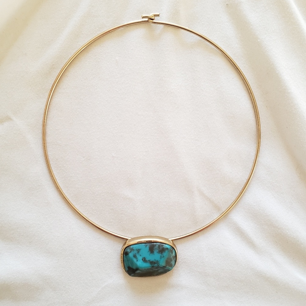 Urban Outfitters Turquoise Pendant Choker